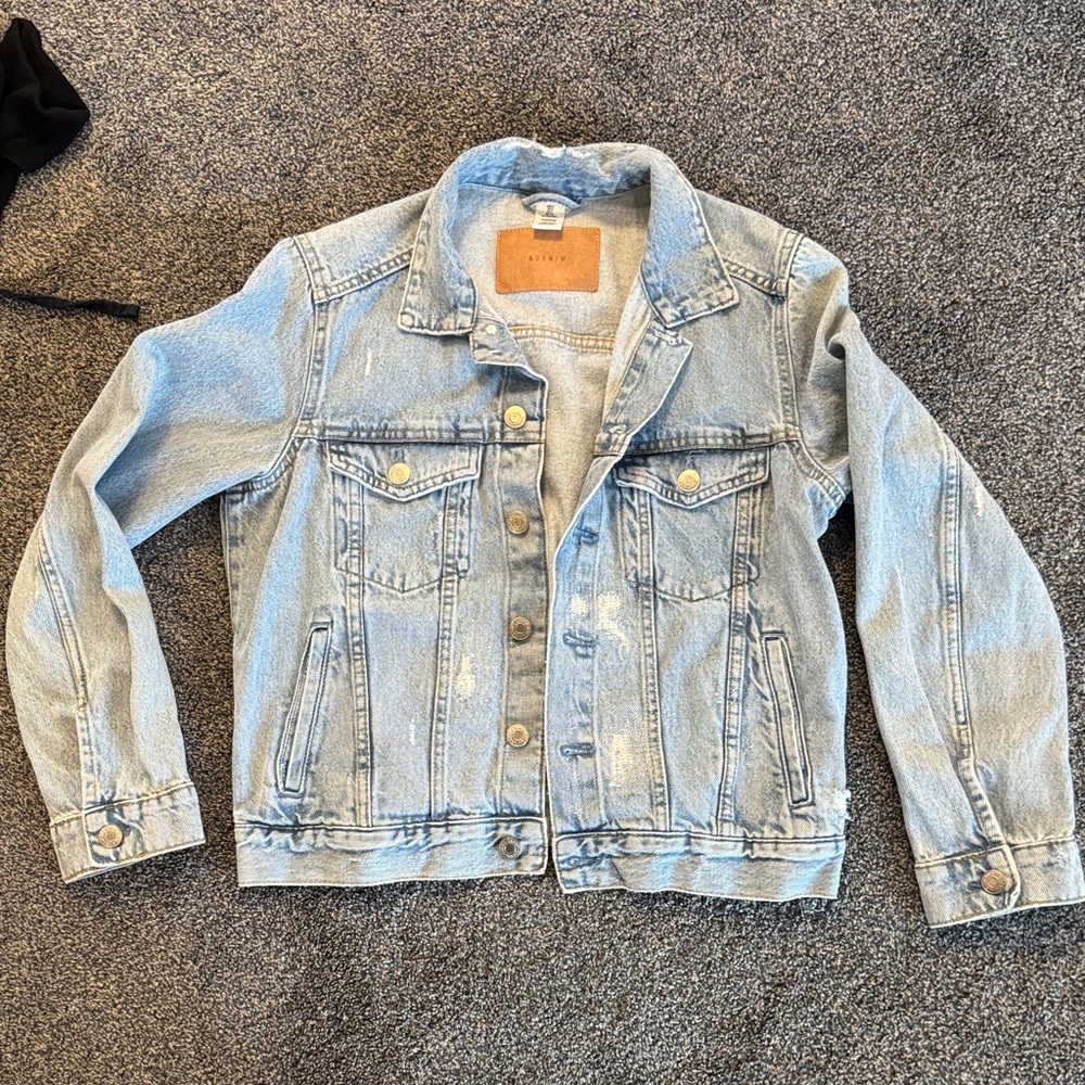 Women's Light Blue Denim Jean Jacket